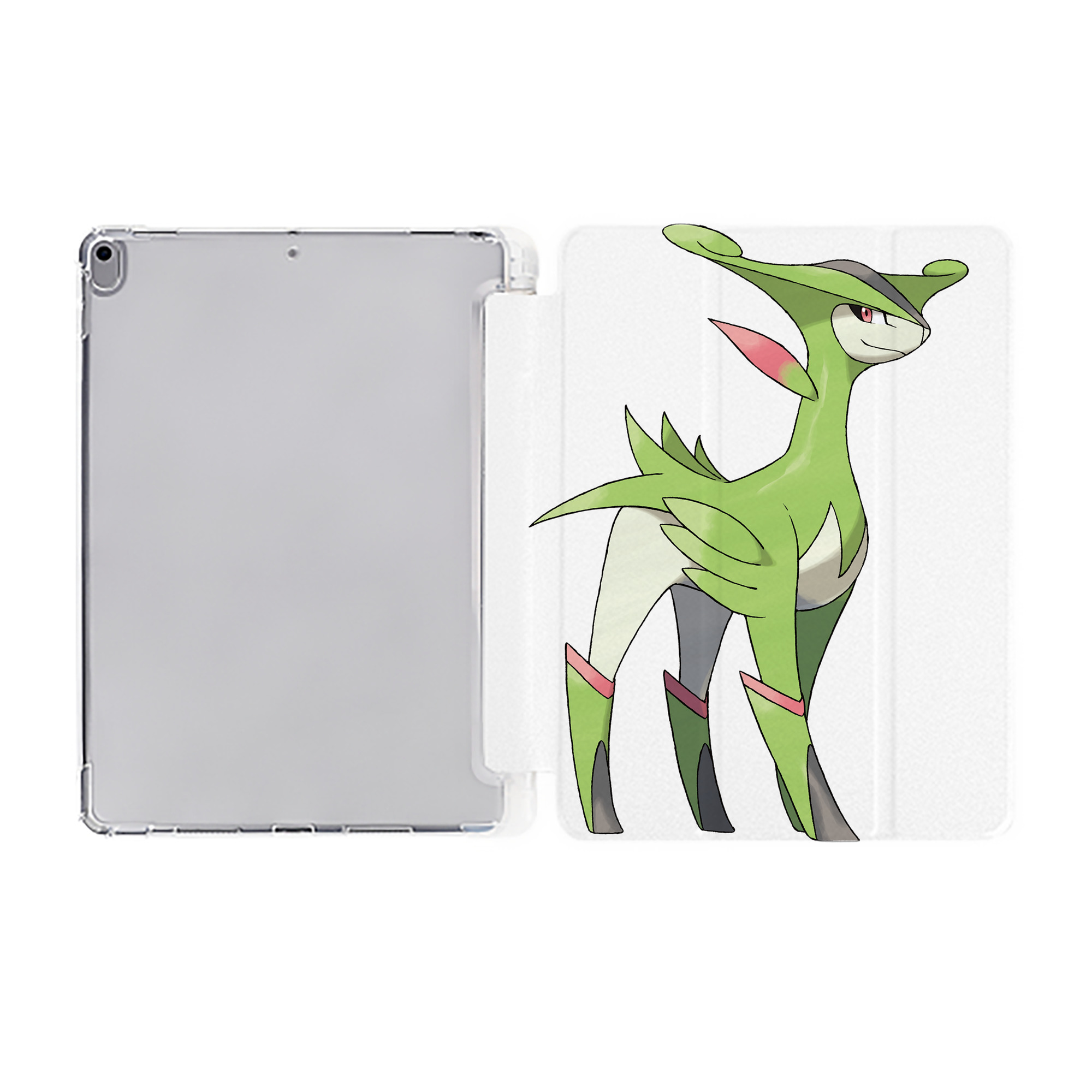 （画像用） ポケットモンスター Pokémon IPad ケース ペン収納付き 三つ折りスタンド PUレザー×シリコン 対応機種9.5/10.5/10.9インチ